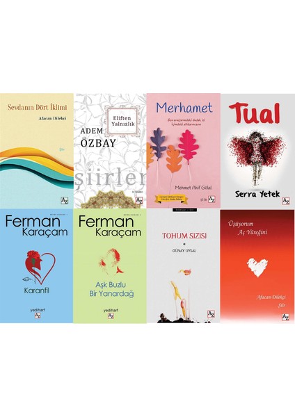 Şiir Kitapları Seti - 8 Kitap