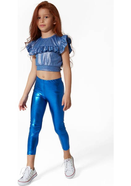 Shiny Kız Çocuk Tayt