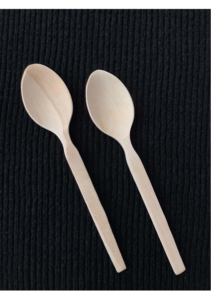 Ahşap Kaşık 23 cm Tahta Kaşık 2 Adet