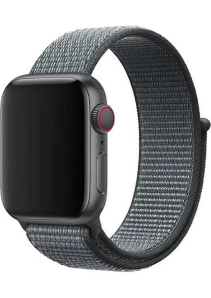 Apple Watch Uyumlu Serisi 1/2/3/4/5/6 Se Spor Loop Dokuma Hasır Kordon 42 mm - 44 mm