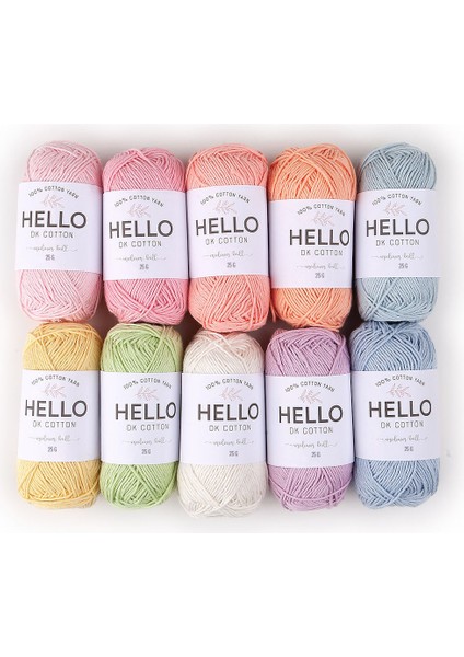 Iplik 10'lu Punch Amigurumipastel Serisi 25 gr