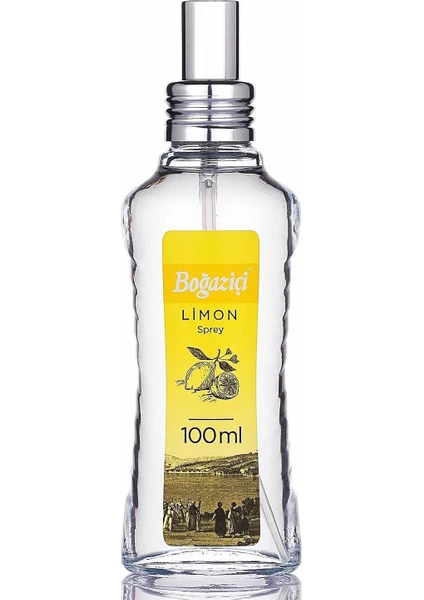 80° Limon Kolonyası Sprey Cam Şişe 100 ml