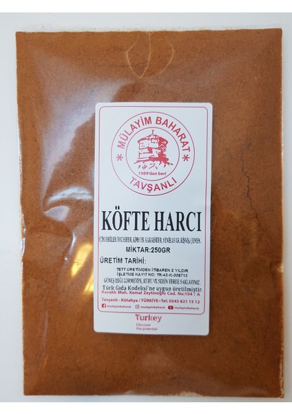 Mülayim Baharat Köfte Baharatı 250 gr