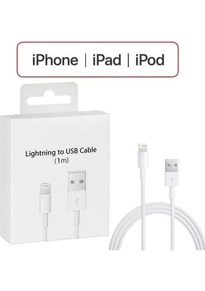 Iphone 5,6,7,8 ,x,xs,xr Lıghtıng 1metre USB Şarj Kablosu AL-9899