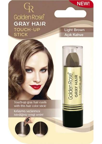 Golden Rose Grey Hair Touch-Up Hair Stick No 06 Light Brown