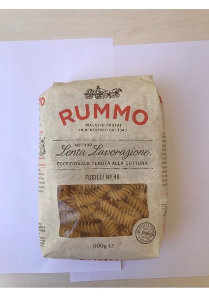 Fusilli Burgu Makarna 500 gr