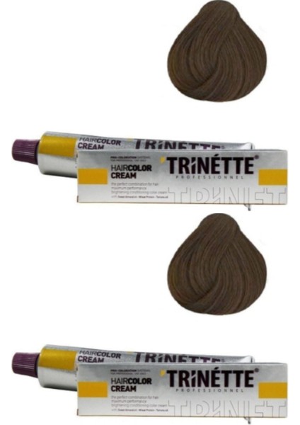 TRİNETTE 6,35 ÇİKOLATA KAHVE 60ML & BROCHES 20 VOLUME %6 OKSİDAN 60ML 2'Lİ SET