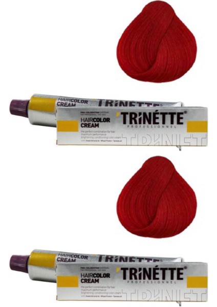 TRİNETTE KIRMIZI 60ML & BROCHES 20 VOLUME %6 OKSİDAN 60ML 2'Lİ SET