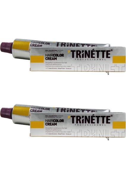 TRİNETTE 12.03 ALTIN PLATİN 60ML & BROCHES 30 VOLUME %9 OKSİDAN 2'Lİ SET