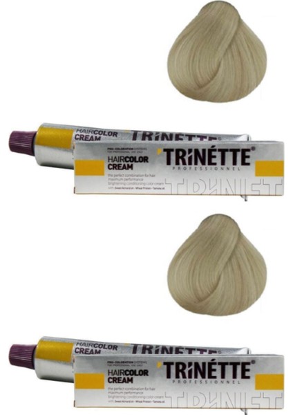 TRİNETTE 11.3 ÇOK AÇIK DORE SARI 60ML & BROCHES 30 VOLUME %9 OKSİDAN 2'Lİ SET