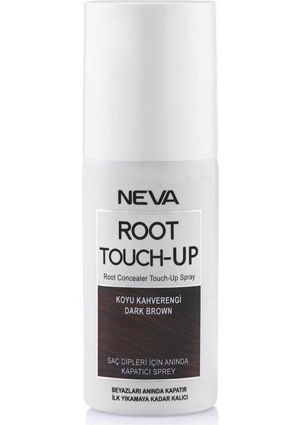 Root Touch-Up Beyaz Kapatıcı Sprey Koyu Kahverengi