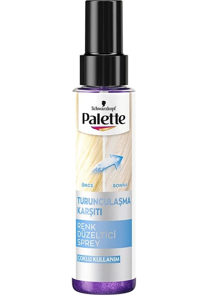 Palette Turunculaşma Karşıtı Renk Düzenleyici Sprey 100ML