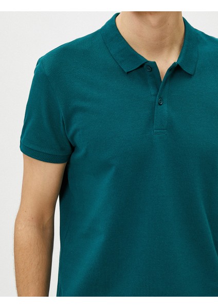 Erkek Polo Yaka T-Shirt Basic Kısa Kollu Pamuklu