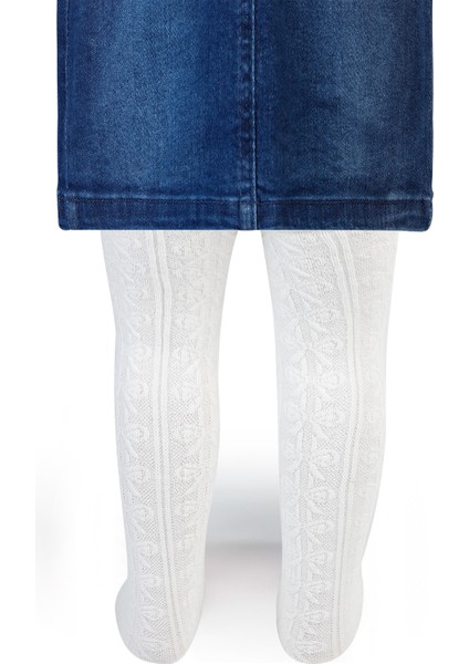 Kız Bebek Külotlu Çorap 0-24 Ay Ekru modelleri