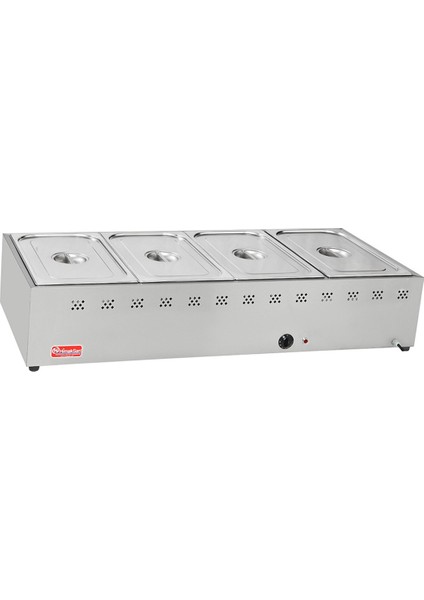 Endüstriyel Tip Elektrikli Set Üstü 4 Gözlü Benmari