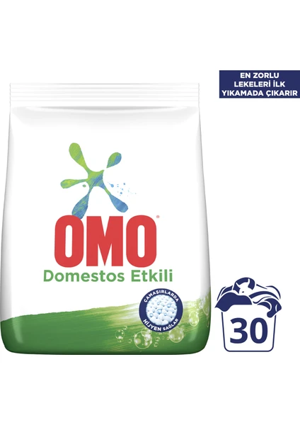 Toz Çamaşır Deterjanı Domestos Etkili 4.5 KG 30 Yıkama