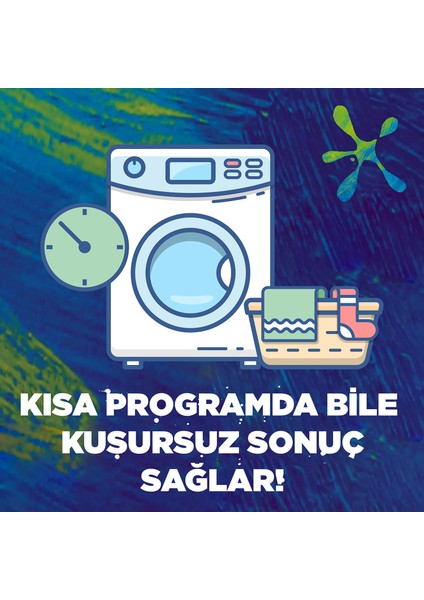 Toz Çamaşır Deterjanı Domestos Etkili En Zorlu Lekeleri İlk Yıkamada Çıkarır 1.2 KG 8 Yıkama 1 Adet