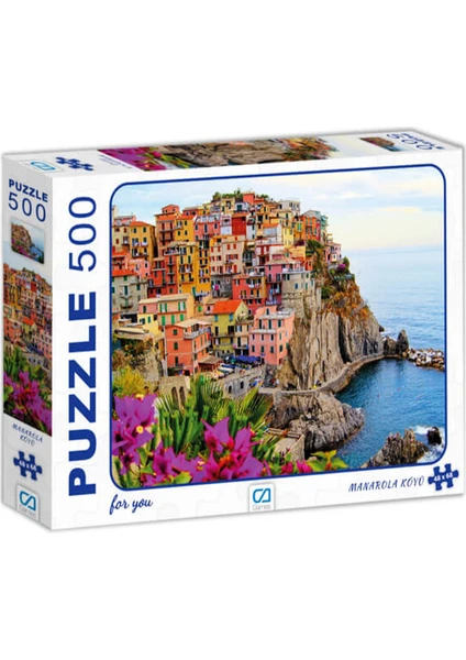 Ca Games Manarola Köyü 500 Parça Puzzle