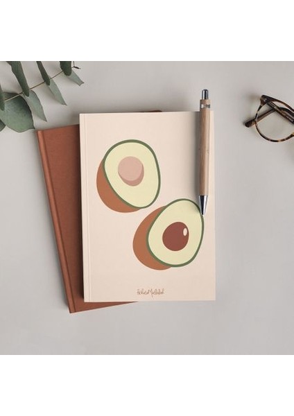 Boho Avokado Defter Çizgisiz Defter Serisi N002