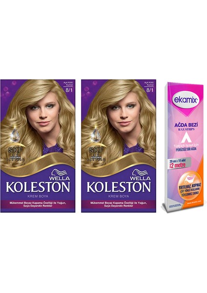 Koleston Krem Boya 8/1 Küllü Kumral 2 Adet