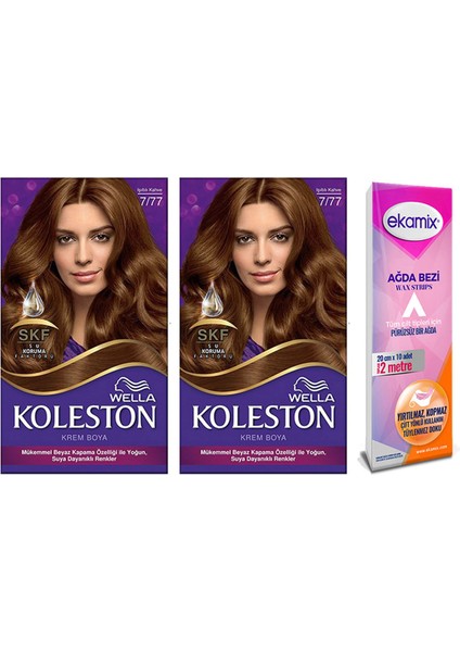 Koleston Krem Boya 7/77 Işıltılı Kahve 2 Adet
