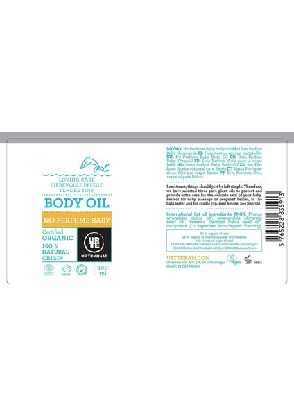 Kokusuz Bebek Şampuanı 250 ml + Urtekram Kokusuz Bebek Vücut Yağı 100 ml fiyatları