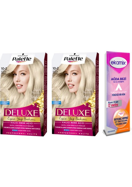 Palette Deluxe Set Saç Boyası 10-2 Platin Sarısı 2 Adet
