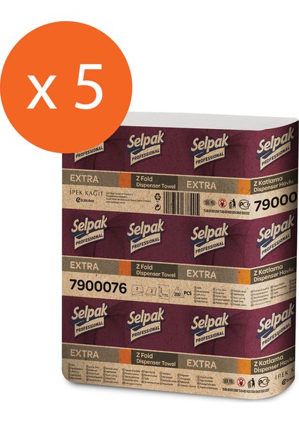 Extra Z Katlama Dispenser Havlu 12 x 200'lü fiyatları