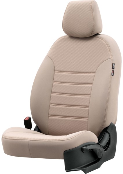Dacia Logan 2004-2012 6+1 (7 Kişi) Özel Üretim Koltuk Kılıfı Original Design Bej - Bej fiyatları
