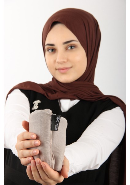 Çikolata Kahve Sima Penye Şal