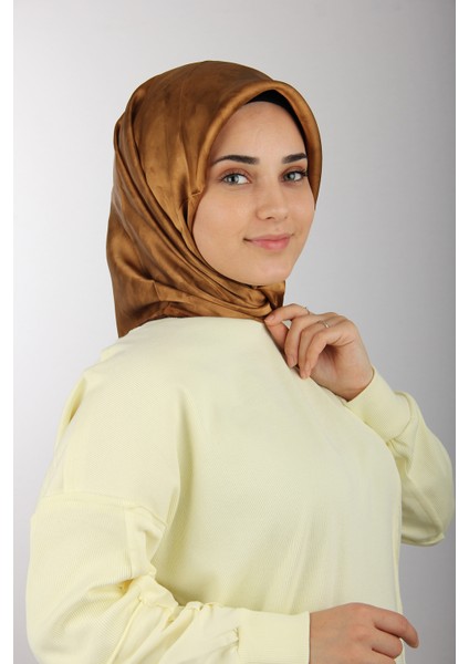 Gold Aker Ipek Krep Saten Eşarp 7208701-332