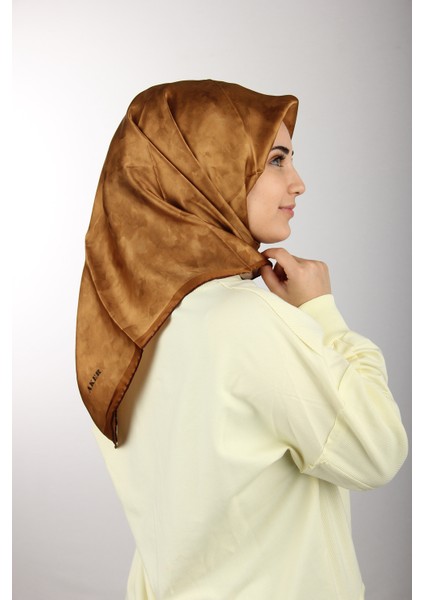 Gold Aker Ipek Krep Saten Eşarp 7208701-332 modelleri