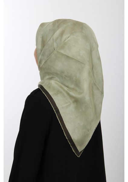 Yeşil Aker Ipek Krep Saten Eşarp 7208701-353 modelleri