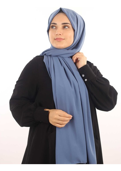 Indigo Sima Medine Ipeği Şal