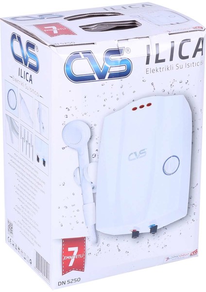 Ilıca Elektrikli 7 Kademeli Şofben DN5250