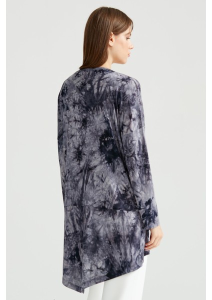 Batik Desenli Tunik Antrasit