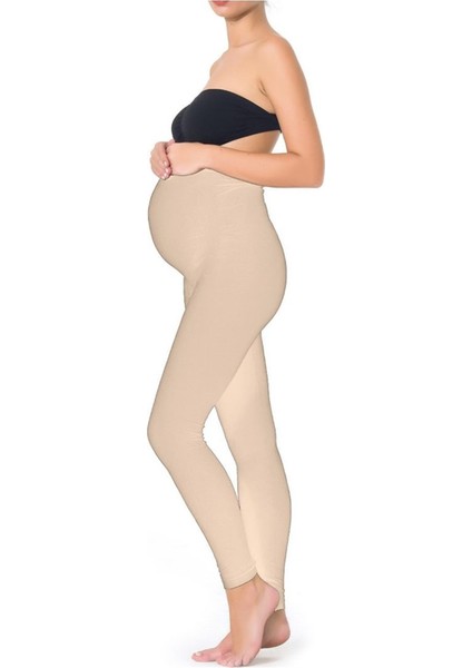 4341 Krem Uzun Hamile Taytı