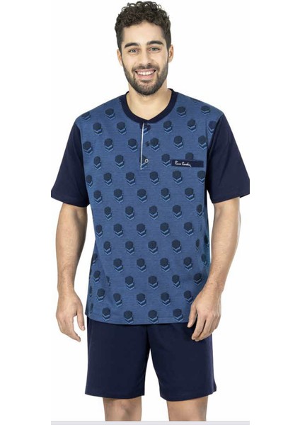 5453 3lü Kısa Kol Erkek Pijama Takımı(3 Parça)