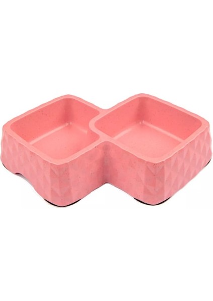 Bambu Ikili Mama ve Su Kabı BO-3165 360ML+430ML Pembe