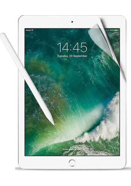 iPad 9.7 2017 Paper Like Pencil Destekli Kağıt Hissi Veren Mat Ekran Koruyucu