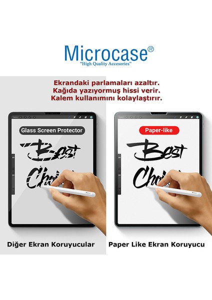 Samsung Galaxy Tab S7 Plus T970 T976 Paper Like Kağıt Hissi Veren Mat Ekran Koruyucu