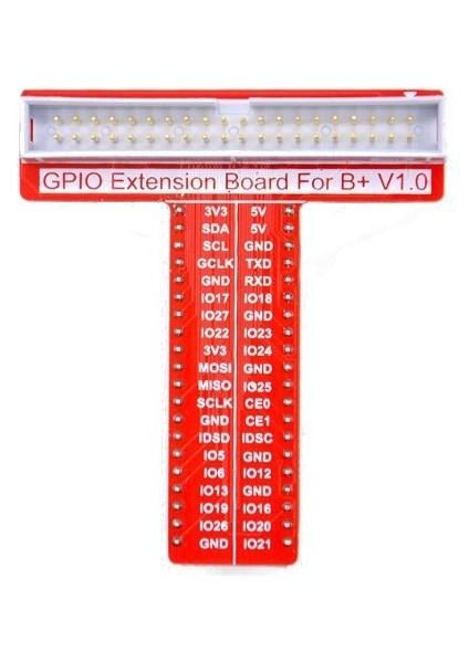 Raspberry Pi 3/2/b+/a+ Gpıo-Breadboard Kartı - T Tye Gpıo Board