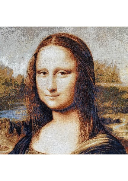 Sanatsal Seri-2k Dokuma Goblen Tablo-Mona Lisa