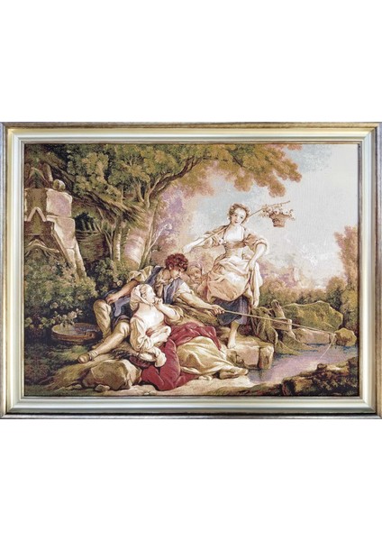 Figüratif SERI-24K Dokuma Goblen Kumaş-Romeo&juliet2