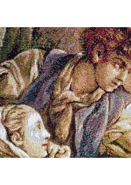 Figüratif SERI-24K Dokuma Goblen Kumaş-Romeo&juliet2