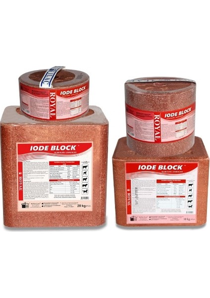 Iode Block 10 kg 2 Adet