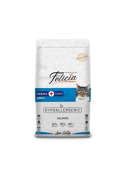 Az Tahıllı 2 kg Yetişkin Somonlu Hypoallergenic Kedi Maması