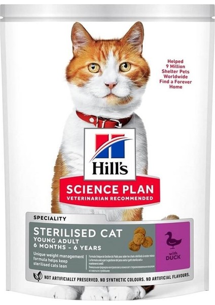 Sterilised Duck Ördekli Kısırlaştırılmış Kedi Maması 1.5 kg