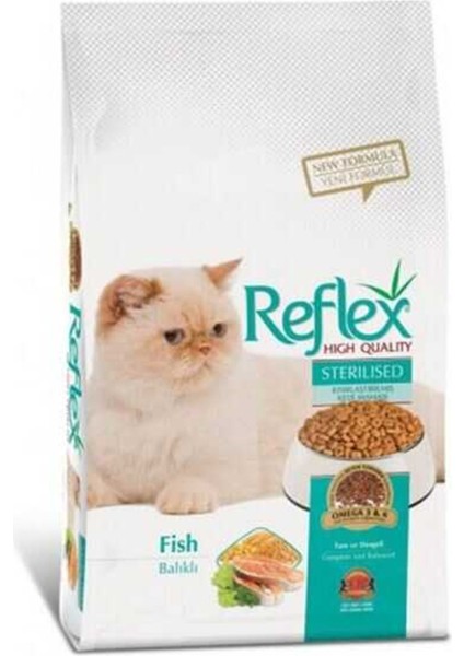 Sterilised Kısırlaştırılmış Kedi Somonlu Kedi Maması 15KG