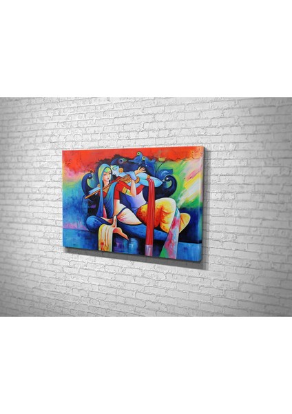 Lord Radha Krishna Kanvas Tablo modelleri